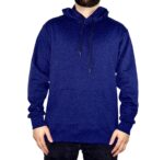 Buzo Perchado Con Capota Azul Oscuro