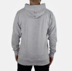 Buzo Perchado Con Capota Gris Claro - Imagen 2