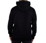 Buzo Perchado Con Capota Negro - Imagen 2