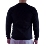 Buzo Perchado Sin capota Negro - Imagen 3