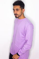 Buzo Perchado Sin capota Lila