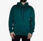 Buzo Perchado Con Capota Verde Oscuro