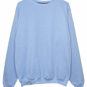 Buzo Perchado Sin capota Azul Bebe