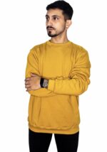 Buzo Perchado Sin capota Mostaza