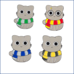 Pin Gatos Hogwarts