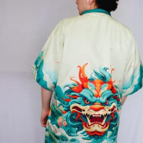 Kimono  "Dragón del Carnaval: Fiesta de Colores y Tradición"