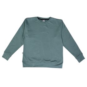 Buzo Perchado Sin Capota Verde Hoja