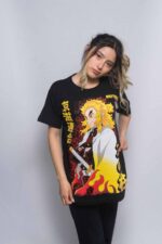Camiseta Rengoku Demon Slayer
