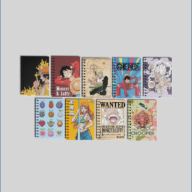 Cuadernos One Piece Argollados Cuadriculados