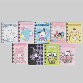 Cuadernos Argollado Cuadriculado Sanrio
