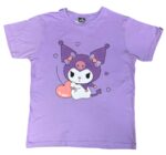 Camiseta Kuromi Corazón Sanrio