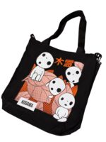 Tote Bag Negra Kodama Studio Ghibli - Imagen 3