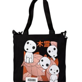 Tote Bag Negra Kodama Studio Ghibli