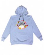 Buzo Perchado Estampado Totoro Flores - Imagen 2