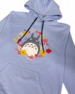 Buzo Perchado Estampado Totoro Flores - Imagen 3