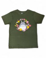 Camiseta Totoro Flores