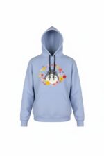 Buzo Perchado Estampado Totoro Flores