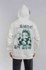 Buzo Perchado Estampado Tanjiro