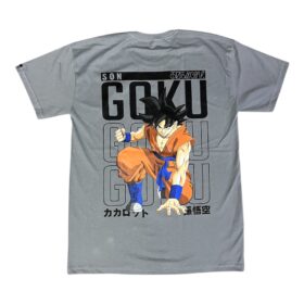 Camiseta Oversize Dragon Ball Goku Arrived Gris