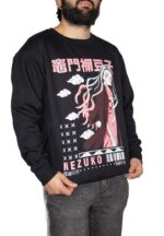 Buzo Perchado Estampado Nezuko Nubes - Imagen 3