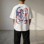 Camiseta Oversize Akaza Demon Slayer