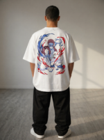 Camiseta Oversize Akaza Demon Slayer