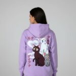 Buzo Perchado Estampado Sailor Moon Gatos