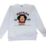 Buzo Perchado Estampado Mafalda