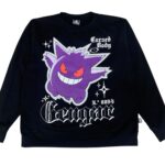 Buzo Perchado Estampado Gengar