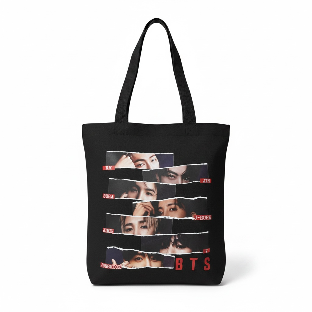 Photo 10-06-26, 2 45 28 PM Tote Bag BTS Ojos - Imagen 1