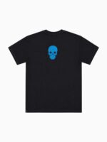 Camiseta Puntillismo Calavera Ojos Flores - Imagen 2