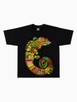 Camiseta Puntillismo Camaleon