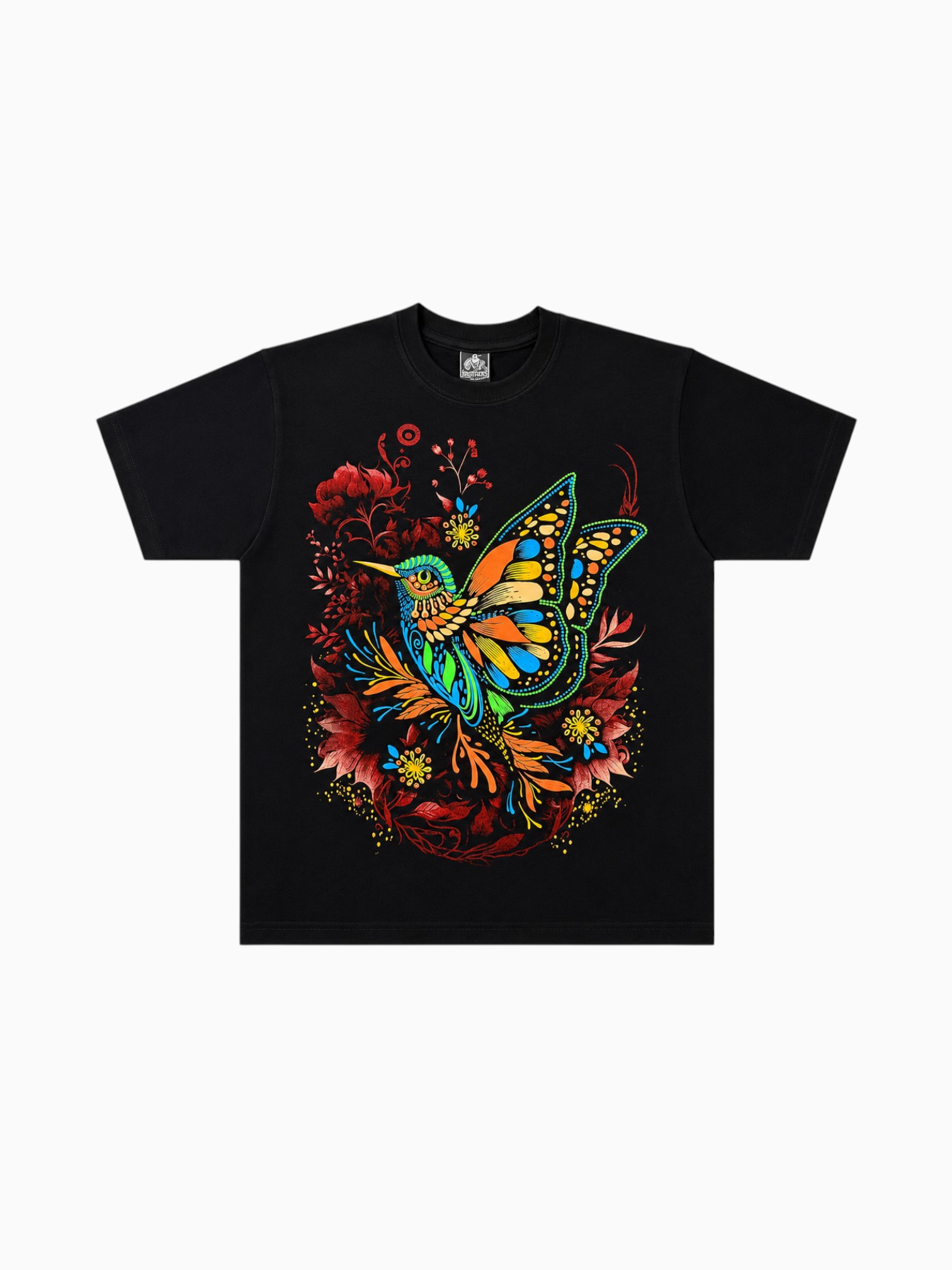 colibri Camiseta Puntillismo Colibri - Imagen 1