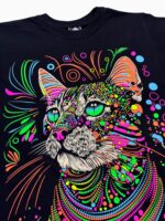 Camiseta Puntillismo Gato - Imagen 3