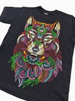 Camiseta Puntillismo Lobo - Imagen 3