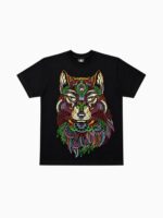 Camiseta Puntillismo Lobo