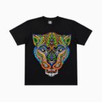 Camiseta Puntillismo Pantera Barba