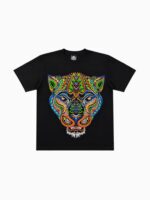 Camiseta Puntillismo Pantera Barba