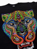 Camiseta Puntillismo Pantera Barba - Imagen 3