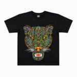 Camiseta Puntillismo Pantera Bigotes