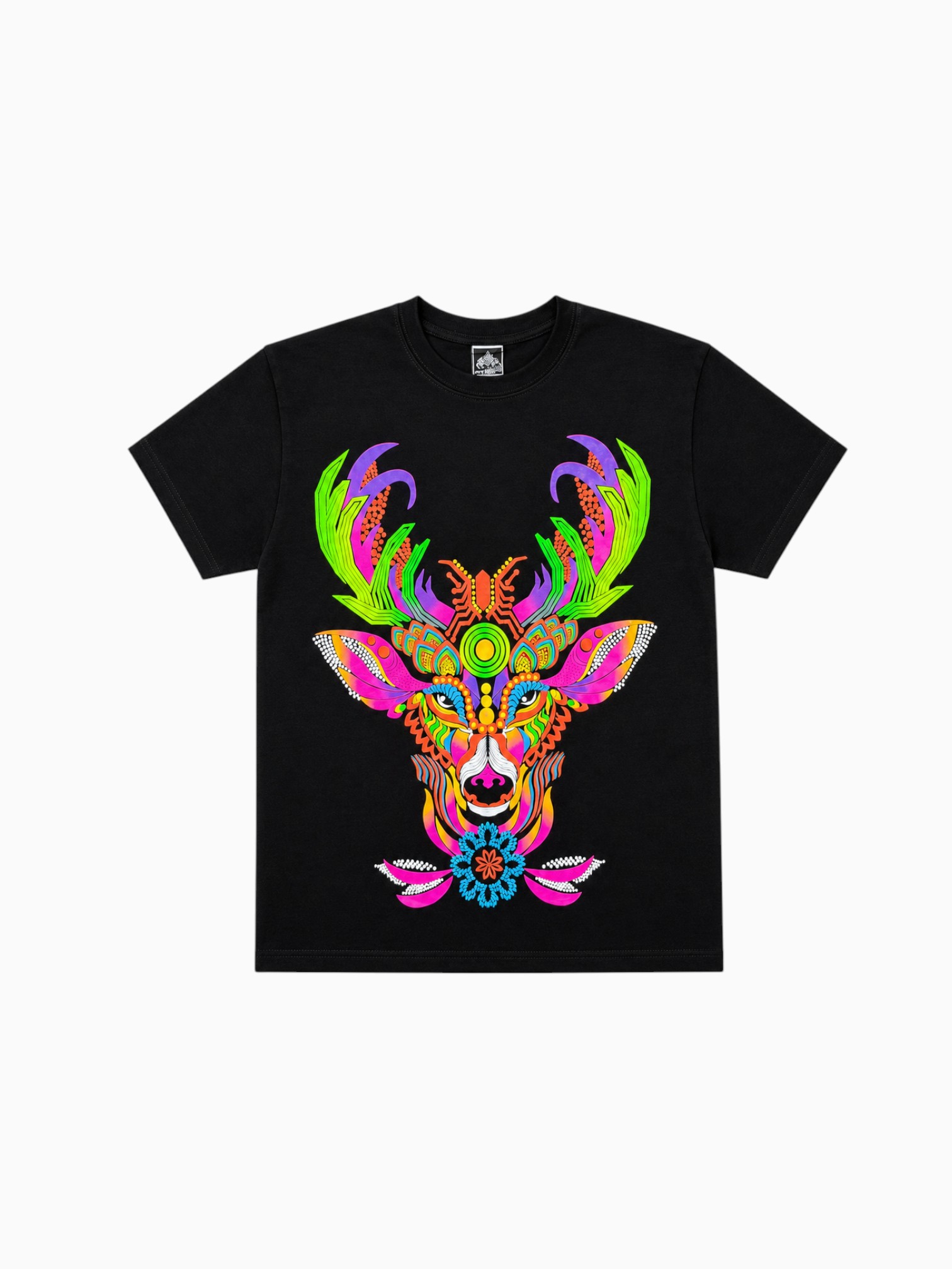 venado Camiseta Puntillismo Venado - Imagen 1