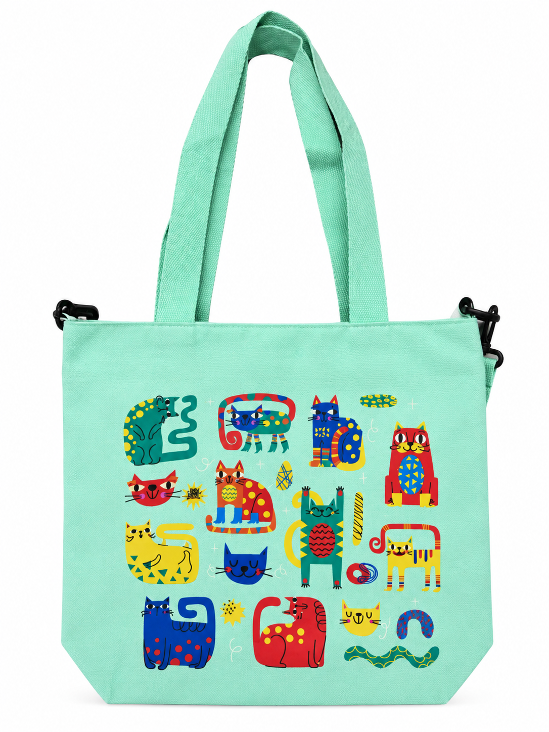 Photo 23-10-26, 6 08 03 PM (14) Tote Bag Gatos Colores - Imagen 1
