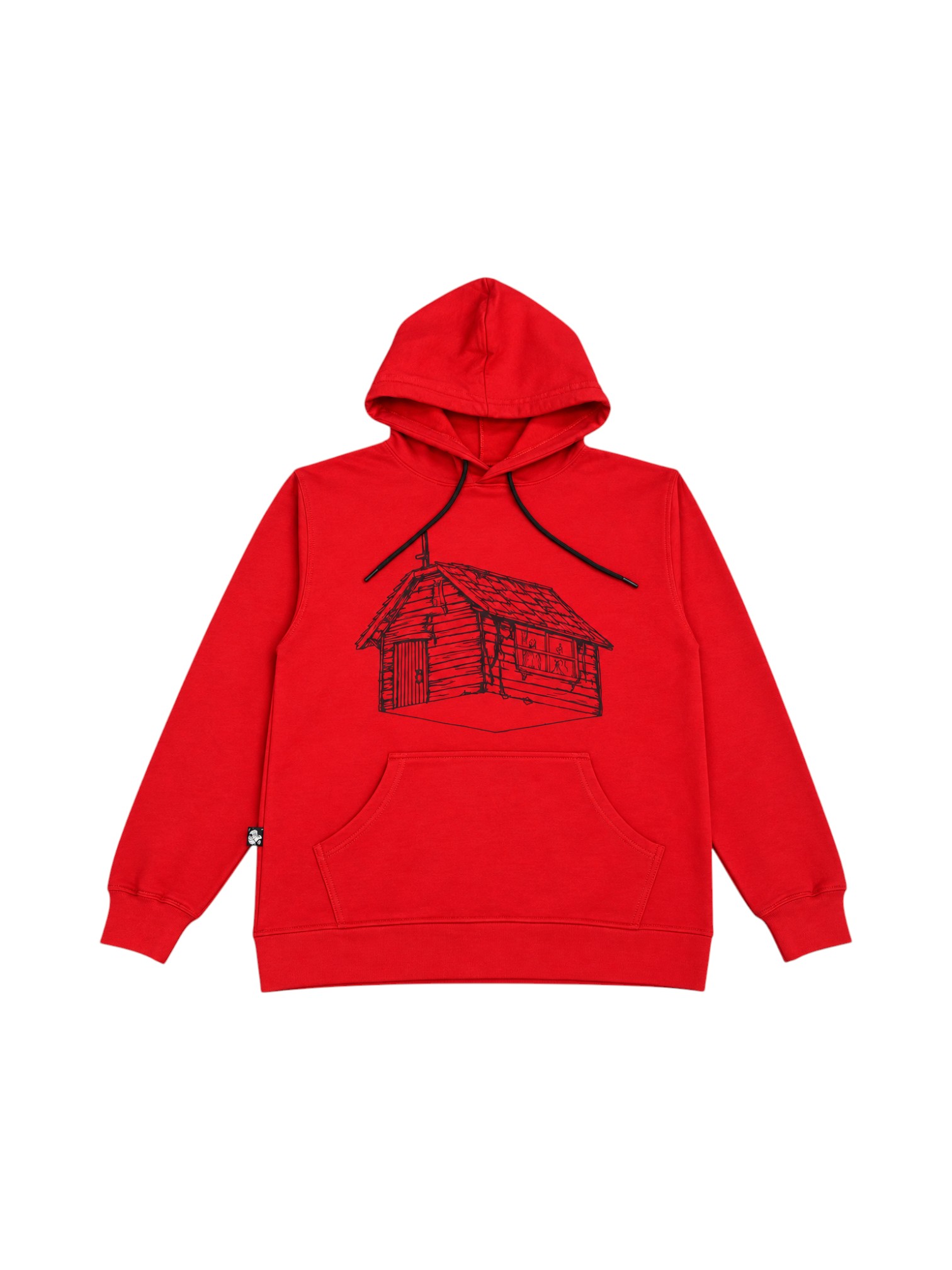 Sudadera roja con cabaña dibujada Buzo Perchado Dorohedoro Corazon - Imagen 1